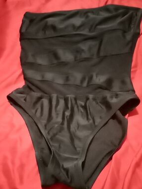 Mossimo Supply Co. Black  One-Piece Swimsuit